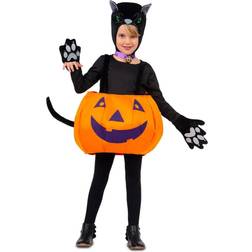 My Other Me Pumpkin Cat Costume for Children