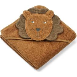 Liewood Albert Hooded Towel Lion/Golden Caramel Mix