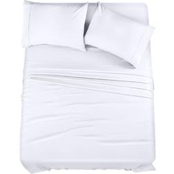 Utopia Bedding Underlakan Orange, Svart, Vit, Lila, Brun, Beige, Grå, Grön, Blå, Röd (259.1x228.6cm)
