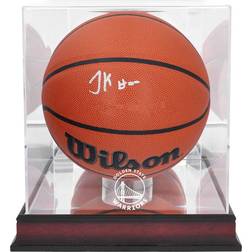 Fanatics Jonathan Kuminga Golden State Warriors Autographed Wilson Replica Basketball with Mahogany Team Logo Display Case