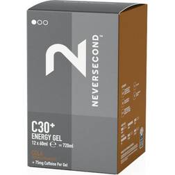 Energi geler NEVERSECOND NEVERSECOND Energy Gel C30 Cola 60 ml 12 Sachet Box 1911 Størrelse Universal Size