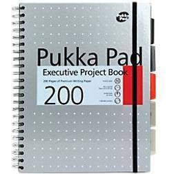 Pukka Pad Pad A4 Metallic Executive Project Book pack of 3