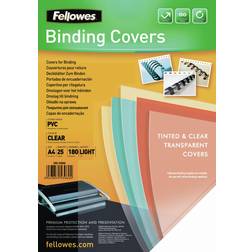 Fellowes 5380001 Pack 25 Portadas PVC Transparentes A4