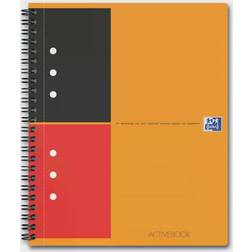 Oxford Int Active Book Poly Wbnd 80gsm Smart Ruled Perf Punched 10