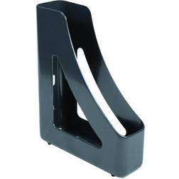 Deflecto CP038STBLK Antimicrobial Magazine File with Steritouch Black