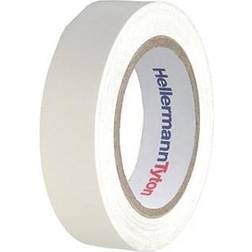 HellermannTyton HelaTape Flex White Electrical Tape, 15mm x 10m