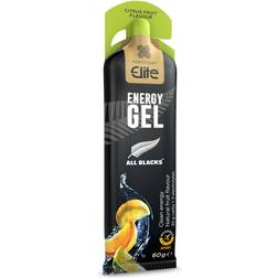 Healthspan Elite All Blacks Citrus Energy Gels, 24 Sachets