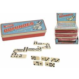 KandyToys Retro Dominoes with Tin Box