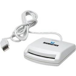 Manhattan 172844 smartcard læser USB 1.1 Hvid