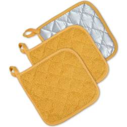 Design Imports Terry Pot Holder Brown, Blue, Red, Yellow, Orange, Green (17.8x17.8cm)