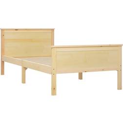 vidaXL Solid Pine 77cm Sängram 90x200cm