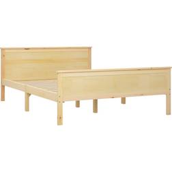 vidaXL Solid Pine 77cm Sängram 160x200cm