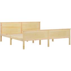 vidaXL Solid Pine 77cm Sängram 180x200cm