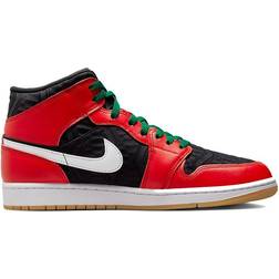 Nike Air Jordan 1 Mid SE M - Black/White/Malachite/Fire Red