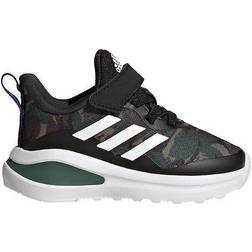 adidas Infant FortaRun - Core Black/Cloud White/Green Oxide