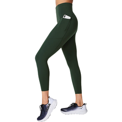 Sweaty Betty Power UltraSculpt High-Waisted 7/8 Gym Leggings - Trek Green