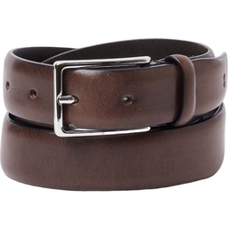 Saddler Flen Leather Belt - Dark Brown
