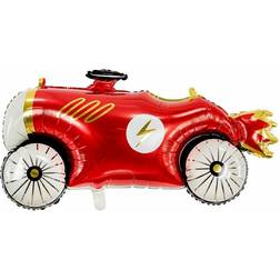 PartyDeco Foil Balloon Car 111x63cm Red