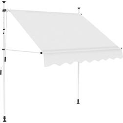 vidaXL Sisäänkelattava Markiisi 150 cm Oranssi ja Ruskea