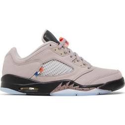 NIKE Air Jordan 5 Retro Low PSG M - Pumice/Black/Plum Eclipse/Game Royal