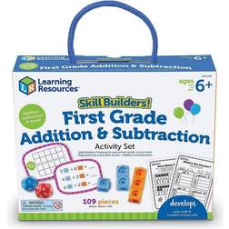 Learning Resources Skill Builders! 1st Grade Addition & Subtraction, Multicolor