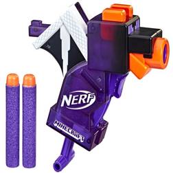 Nerf MicroShots Minecraft Ender Dragon Mini Blaster, Minecraft Dragon Mob Design, Includes 2 Official Elite Darts, Priming Handle