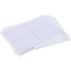 Learning Advantage 7854 XY Axis Plastic Dry Erase Boards, Grade: Kindergarten, Plastic (Pack of 10)