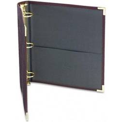 Samsill 15154 Classic Collection Ring Binder Portfolio, 11 x 8-1/2, 1-1/2' Capacity, Burgundy