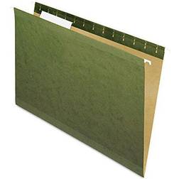 Hanging File Folders, 1/3 Tab, Legal, Standard Green, 25/Box