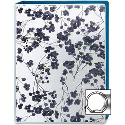 Avery Durable Mini Fashion Binder 8 1/2 x 5 1/2 1' Capacity Floral/Navy