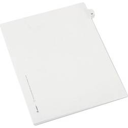 Avery Individual Legal Dividers Allstate Dividers, #23-Tab, White, 25/Pack (82221) White