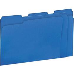 Universal File Folder, Letter Size, Blue, 100/Box (UNV10501) Blue