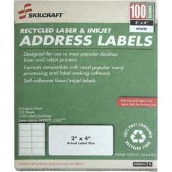 SKILCRAFT Recycled Printer Shipping Labels