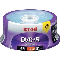 Maxell DVD R 16x Recordable Media, 25 Pack