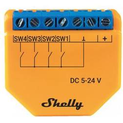 Shelly Plus i4, WiFi inputmodul - 4 kanaler