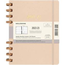 Moleskine Spiral Academic Kalender XL 12M Sand