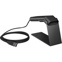 HP ElitePOS Handheld Barcode Scanner Cable Connectivity Ceramic Wh