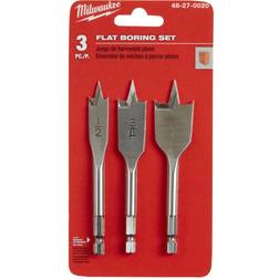 Milwaukee 48-27-0020 3 Piece Stubby Flat Boring Set