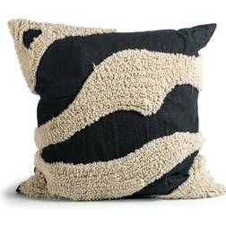 Byon Fluffy Komplett dekorationskudde Svart, Beige (50x50cm)
