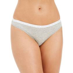 Calvin Klein Ck One Cotton Thong - Heather Grey