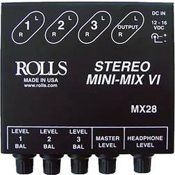 Rolls Mini-Mix VI MX28 Audio Mixer