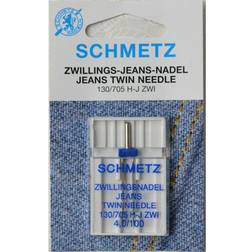 (Twin Denim Jeans, Size: 4.0/100) Schmetz Sewing Machine Twin Needles