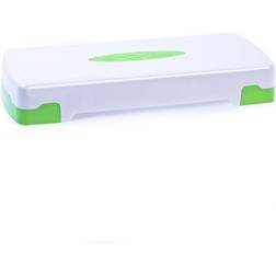 Spokey BASIC IV Two-stage Step, 67 x 27 cm, 100 kg, White/Green