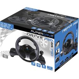 Subsonic GS750 Superdrive Drive Pro Steering Wheel and Pedals (PS4/PC/Xbox One/Series X) - Black