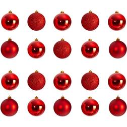 Nearly Natural 20ct. 3" Red Shatterproof Christmas Ornaments MichaelsÂ Red 3" Christmas Tree Ornament