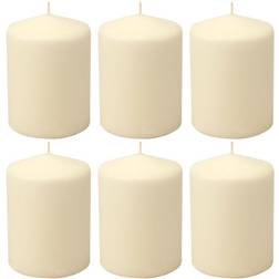 Stonebriar Collection Unscented Pillar Candle 4.7" 6pcs