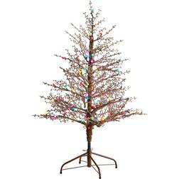 Nearly Natural Frosted Berry Twig Christmas Tree 48"