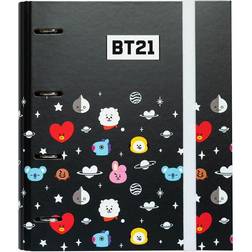 Grupo Erik Line Friends Line Friends BT21 Ring binder for storing documents with elastic band (4 rings)