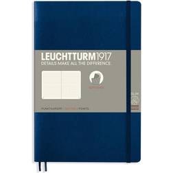 Leuchtturm1917 Leuchtturm1917 Dotted Softcover Notebook Navy, 5" x 7-1/2"