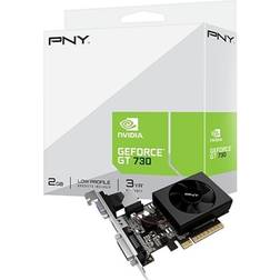 PNY GeForce GT 730 2 GB GDDR3 Pci-E 1x Dual-link DVI-D / 1x HDMI 1x VGA